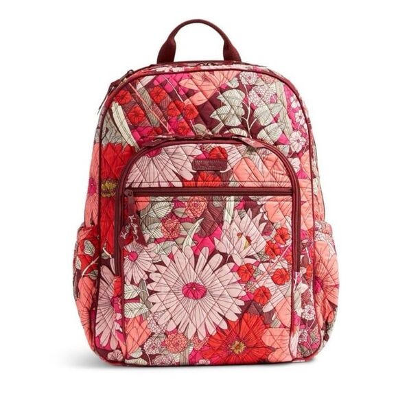 Vera Bradley keep Charged campus tech backpack floral